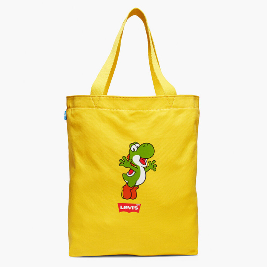 Levi's X Super Mario Yoshi Tote Bag - Nintendo game character design shopping bag - Japan Trend Shop