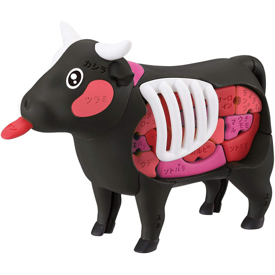 3D Animal Dissection Puzzles Super Set - BBQ beef bull and tuna sushi assembly game - Japan Trend Shop