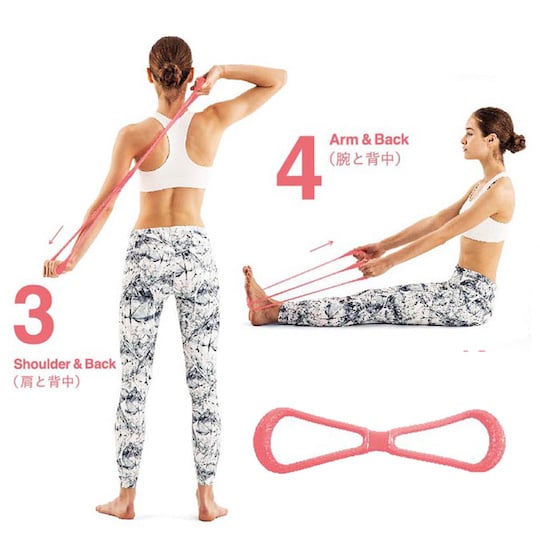 La Vie Fitness Exercise Band - Inner muscle training tool resistance band for stretching - Japan Trend Shop