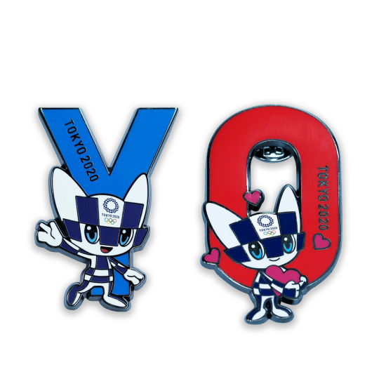 Tokyo 2020 Olympics Mascot Pin Badge Set | Japan Trend Shop