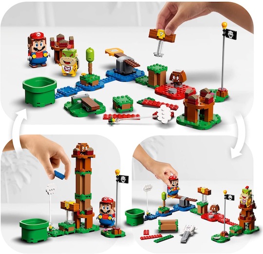 Lego Adventures with Mario Starter Course - Interactive Nintendo game character set - Japan Trend Shop