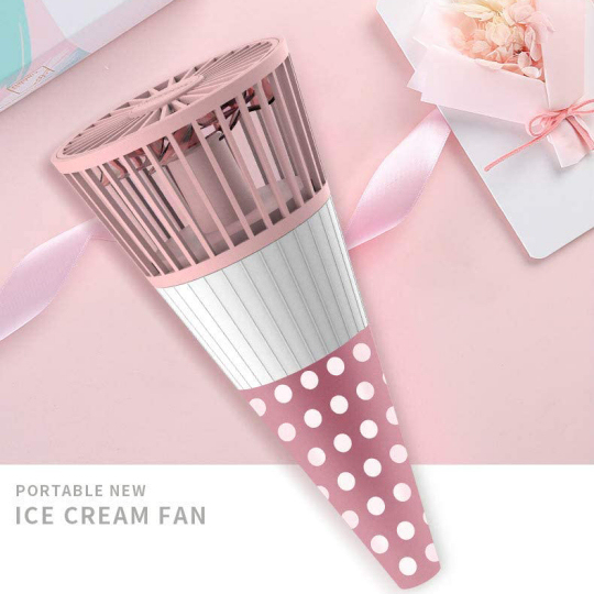 Ice Cream Cone Fan - Portable, USB cooling device - Japan Trend Shop