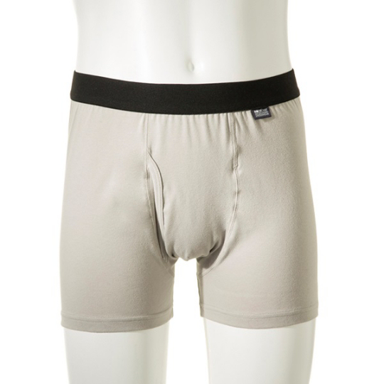 Deoest Deodorizing Boxer Briefs Gray - Antibacterial, odor-resistant men's underwear - Japan Trend Shop