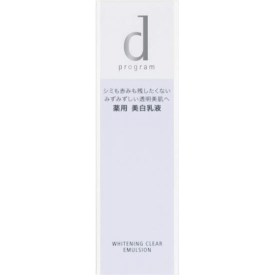 Shiseido d program Whitening Clear Emulsion - Facial milky lotion for sensitive skin - Japan Trend Shop