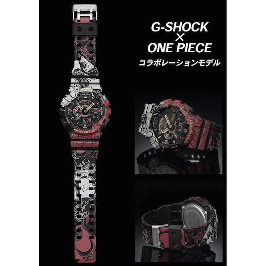 Casio Men's G-Shock One Piece Watch - Japanese anime series collaboration model - Japan Trend Shop