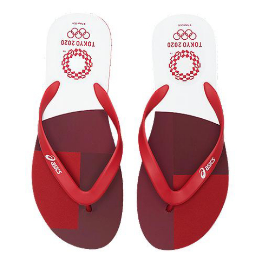 Tokyo 2020 Olympics Asics Flip Flops - Summer Olympic Games beach sandals - Japan Trend Shop