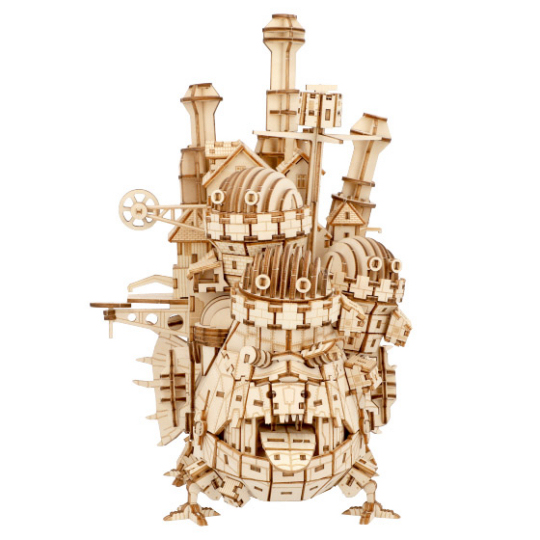 Ki-Gu-Mi Howl's Moving Castle Wooden Model Kit - Anime-themed building set - Japan Trend Shop