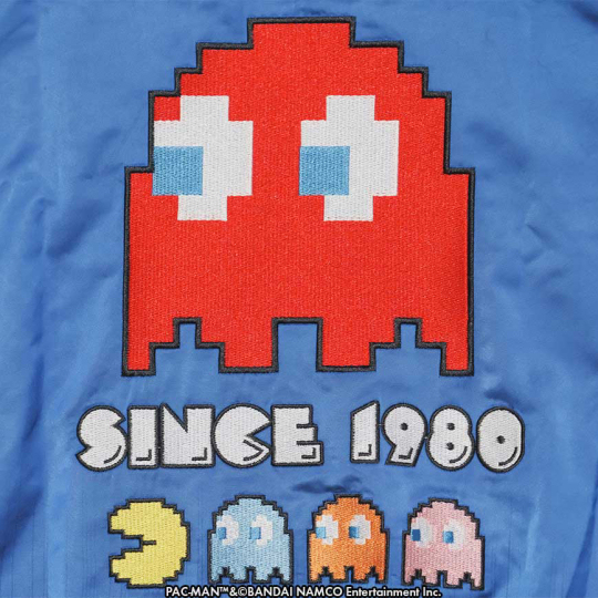 Pac-Man 40th-Anniversary Commemorative Blouson - Legendary 1980s video game design jacket - Japan Trend Shop