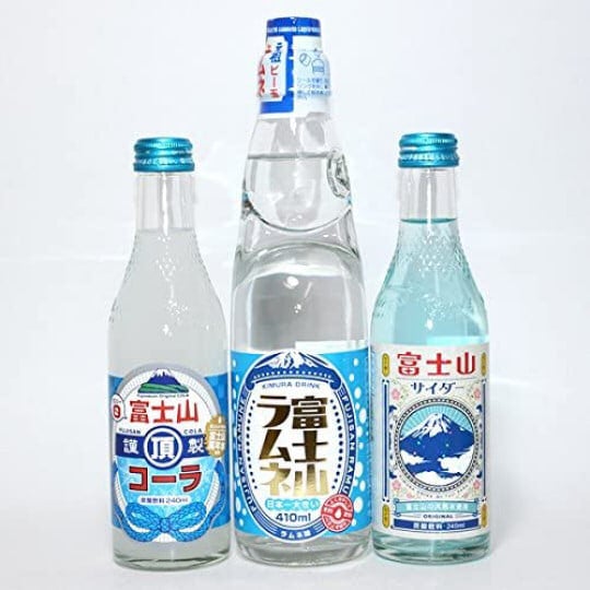 Mount Fuji Soft Drink Set - Iconic Japanese mountain-branded nonalcoholic beverages - Japan Trend Shop