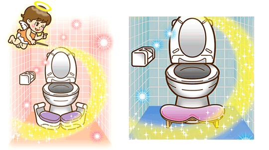 Pee Without Noise Stool -  - Japan Trend Shop