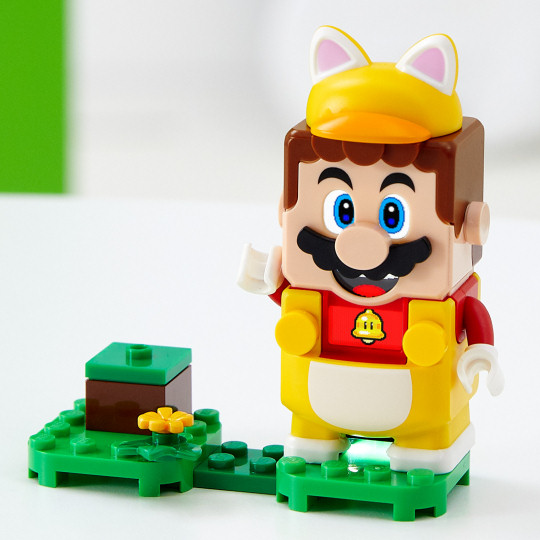Lego Super Mario Cat Mario Power-Up Pack - Lego Adventures with Mario figure cat expansion set - Japan Trend Shop