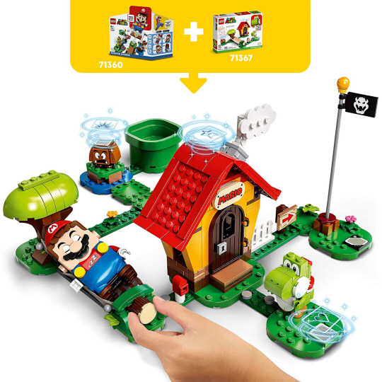 Lego Super Mario Mario's House and Yoshi Expansion Set - For Lego Adventures with Mario Starter Course - Japan Trend Shop