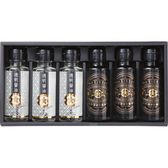 Fundodai Heisei Era Sweet and Clear Soy Sauce Set (6 Pack) - Assortment of two types of soy sauce - Japan Trend Shop