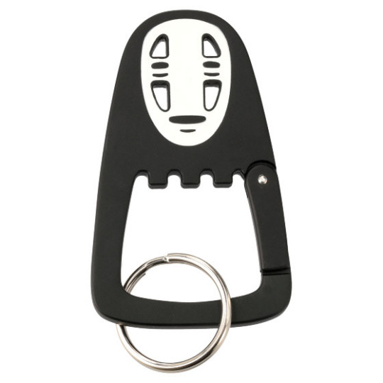 Spirited Away No-Face Carabiner - Studio Ghibli Hayao Miyazaki anime character snap ring - Japan Trend Shop