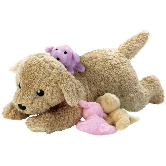 Yume Pet Dream Dog and Litter - Mother dog and puppies plush toy - Japan Trend Shop