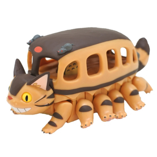 Pullback Catbus - My Neighbor Totoro anime-themed wind-up toy car - Japan Trend Shop