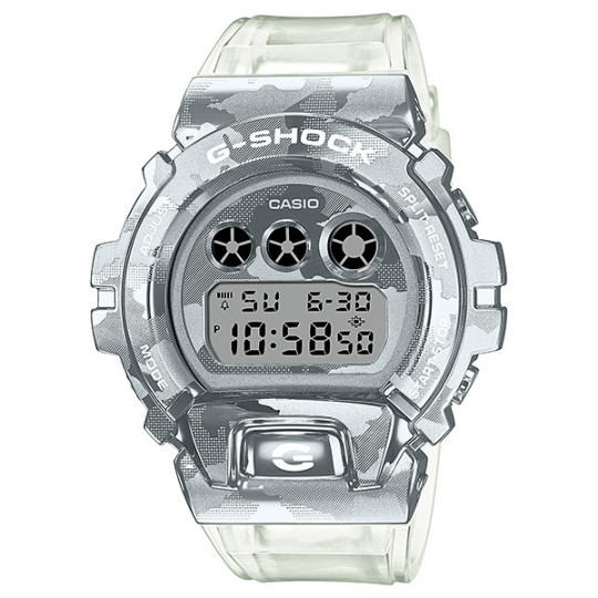 Casio G-Shock GM-6900SCM-1JF Skeleton Camouflage Watch - Military-style men's timepiece - Japan Trend Shop