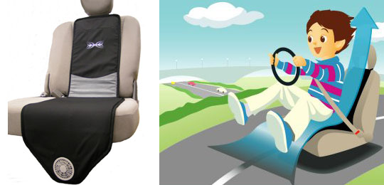 Suzukaze Cool Cushion - Autositzkühler - Kissen mit eingebautem Ventilator zur Kühlung - Japan Trend Shop