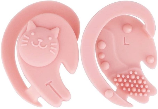 Ear Tsubo Pressure Point Cat Massagers - Feline-shaped acupressure stimulator earpieces - Japan Trend Shop