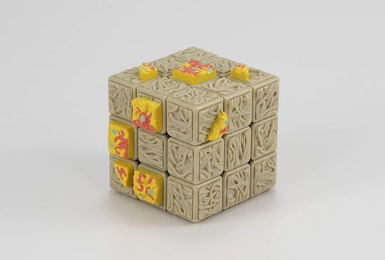 Midori no Tanuki Cube Instant Noodles Rubik's Cube - Cube puzzle in soba noodles design - Japan Trend Shop