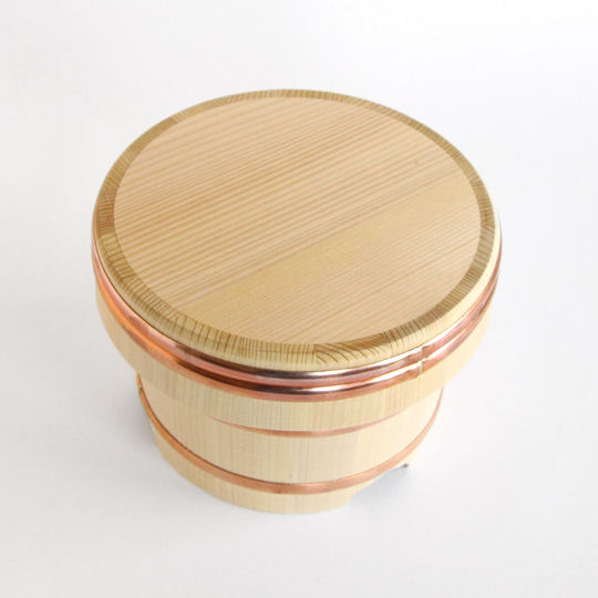 Edo Bitsu 15C Rice Container - Traditional wooden rice storage - Japan Trend Shop
