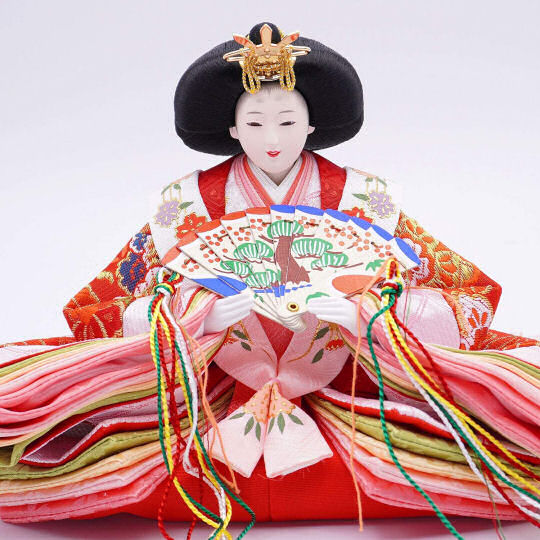 Kyugetsu Dolls' Day Decoration Set - Japanese Hinamatsuri holiday traditional display - Japan Trend Shop