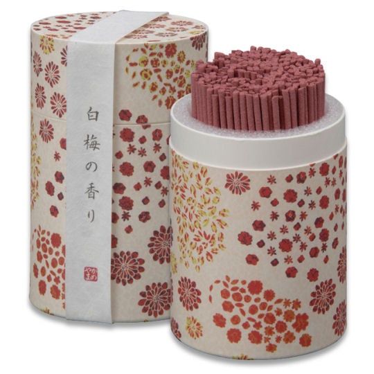 Kameyama Wayu White Plum Incense - Bittersweet fragrance incense in Japanese box - Japan Trend Shop