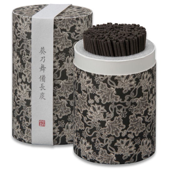 Kameyama Wayu Binchotan Oak Charcoal Incense - Deodorizing incense in Japanese-pattern box - Japan Trend Shop