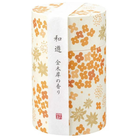 Kameyama Wayu Fragrant Olive Incense - Nostalgic fragrance incense in multipurpose box - Japan Trend Shop