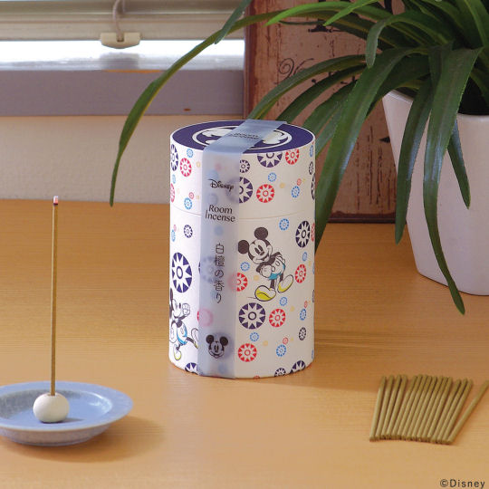 Kameyama Disney Mickey Mouse Incense - Sandalwood fragrance incense in multipurpose Disney-themed box - Japan Trend Shop