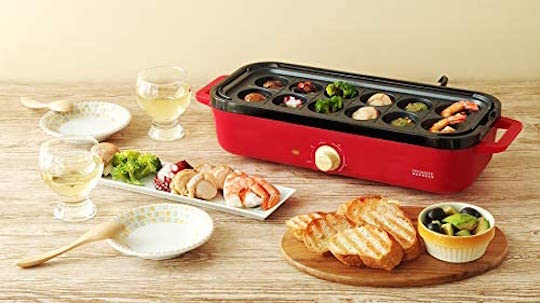 Prismate Slim Hot Plate - With 3 different cooking/grilling plates - Japan Trend Shop
