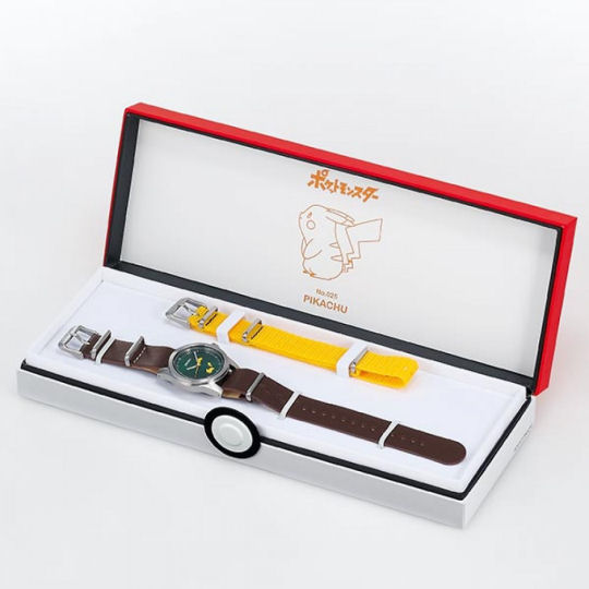 Seiko Pokemon Pikachu Watch Green - Popular game character theme wristwatch - Japan Trend Shop