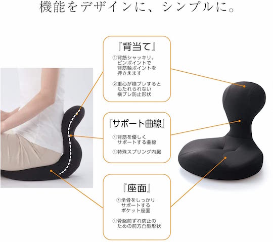 Spine Posture Corrector Seat - Supports sitting position for the pelvis - Japan Trend Shop