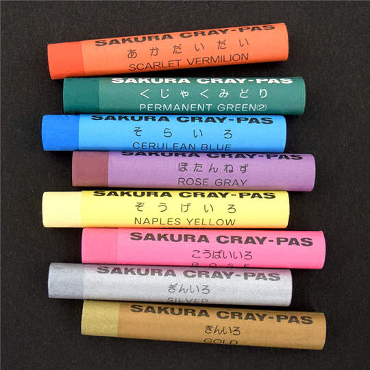 Sakura Cray-Pas 50 Colors Crayons Set - Deluxe art pastels - Japan Trend Shop