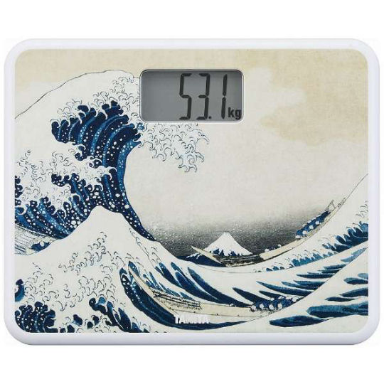 Tanita Ukiyoe Woodblock Print Digital Health Meter - Famous artwork theme bathroom scales - Japan Trend Shop