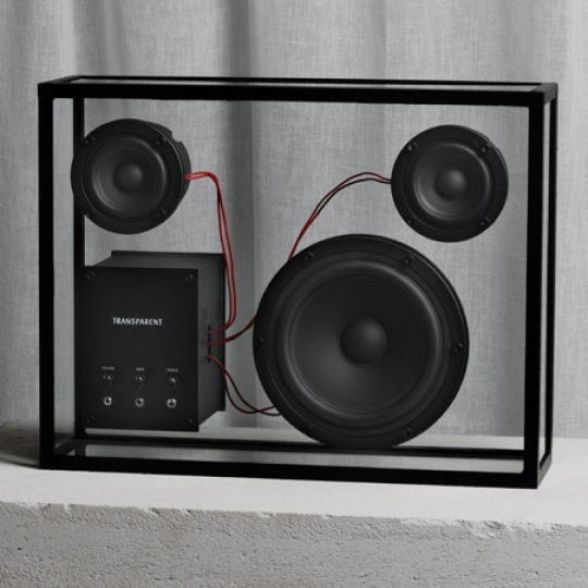 Transparent Speaker - Glass case wired and wireless sound system - Japan Trend Shop