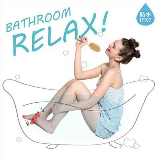 Lourdes BuRuRu Ribbon Toes Massager - Portable, waterproof feet and body massaging device - Japan Trend Shop