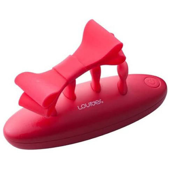 Lourdes BuRuRu Ribbon Toes Massager - Portable, waterproof feet and body massaging device - Japan Trend Shop