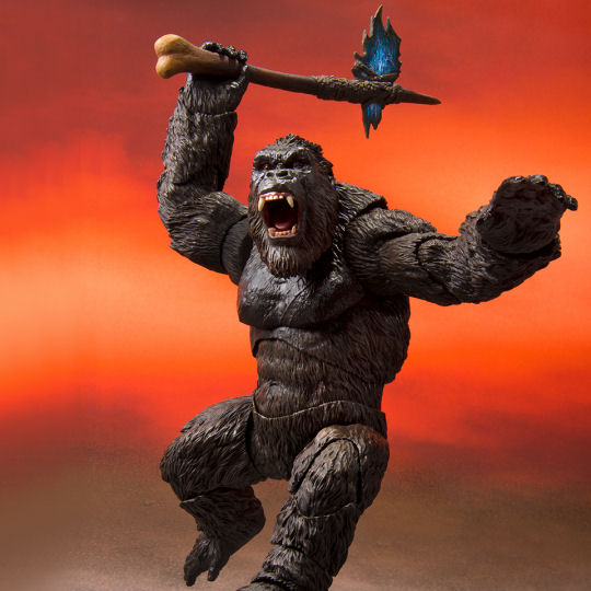SH MonsterArts Kong from Godzilla vs. Kong - MonsterVerse movie franchise monster character figure - Japan Trend Shop
