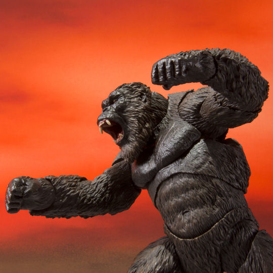 SH MonsterArts Kong from Godzilla vs. Kong - MonsterVerse movie franchise monster character figure - Japan Trend Shop