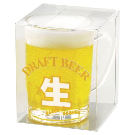 Kameyama Draft Beer Candle - Mini beer mug theme decorative candle - Japan Trend Shop