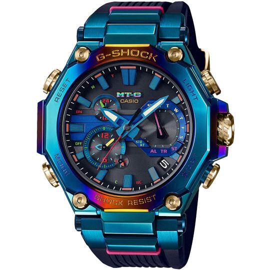 Casio G-Shock MTG-B2000PH-2AJR Blue Phoenix Watch - Mythical creature-inspired sports timepiece - Japan Trend Shop