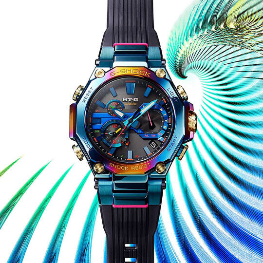 Casio G-Shock MTG-B2000PH-2AJR Blue Phoenix Watch - Mythical creature-inspired sports timepiece - Japan Trend Shop