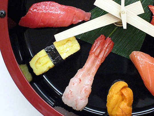 Sushi Clock - Raw fish fake food design - Japan Trend Shop