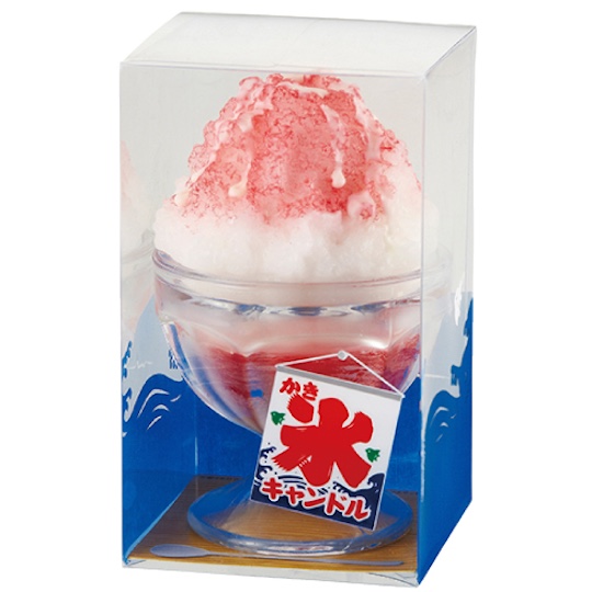 Kakigori Shaved Ice Candle - Classic Japanese dessert design - Japan Trend Shop