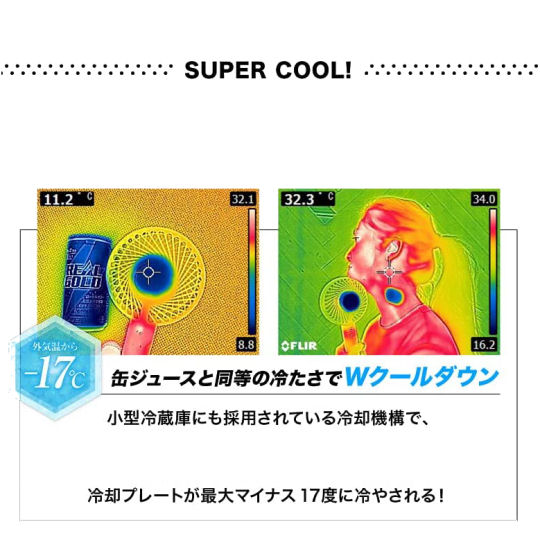 Thanko Pita Handheld City Fan - Portable USB cooling device - Japan Trend Shop