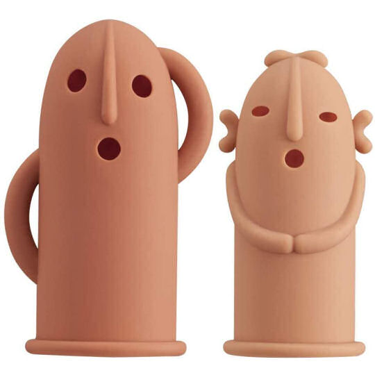 Haniwa Finger Cots - Historical figurine-shaped rubber finger tips - Japan Trend Shop