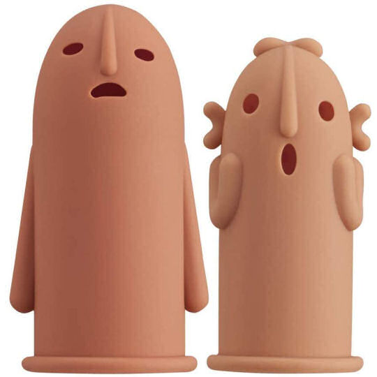 Haniwa Finger Cots - Historical figurine-shaped rubber finger tips - Japan Trend Shop