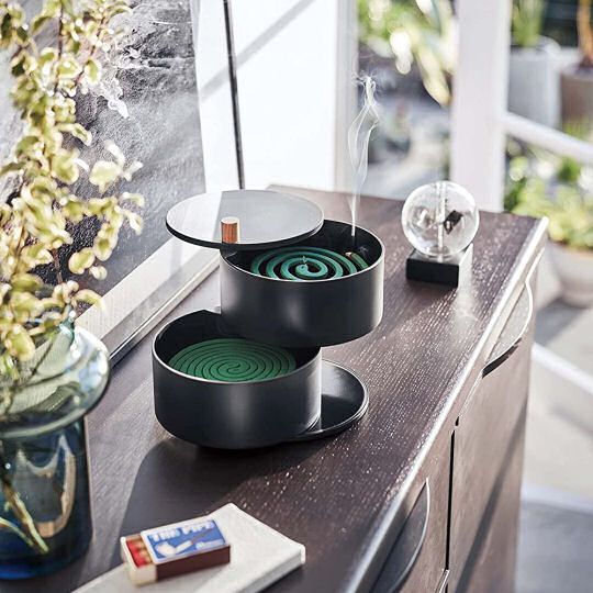 Mosquito Coil Tower Box - Insect repellent storage solution - Japan Trend Shop