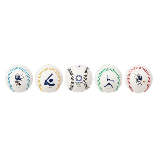 Tokyo 2020 Olympics Asics Commemorative Baseballs/Softballs - Tokyo Summer Olympic Games sports balls set - Japan Trend Shop